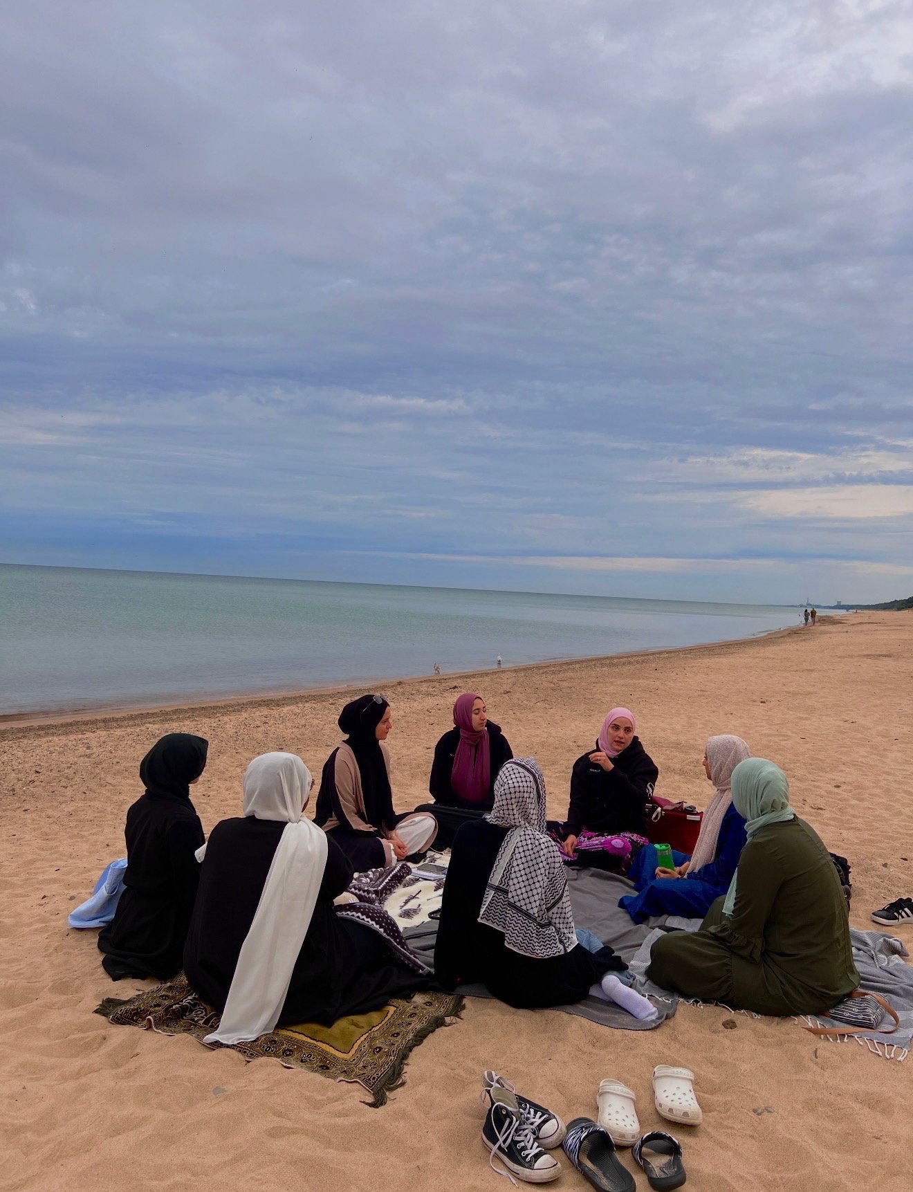 Sunrise Halaqah on the beach